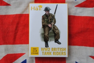 HäT.8264  WW2 BRITISH TANK RIDERS